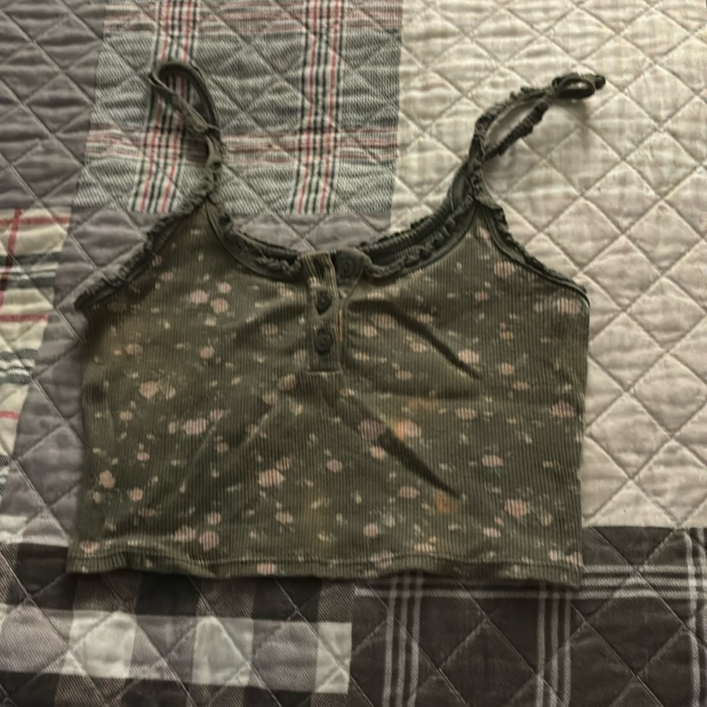 Aeropostale Pajama Cropped Tank Top